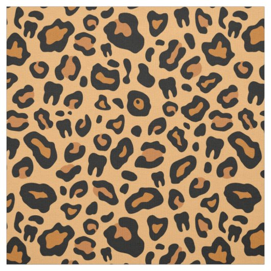 Zahnleoparddruck Stoff (Muster)