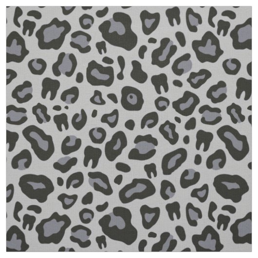 Zahnleoparddruck Stoff (Muster)