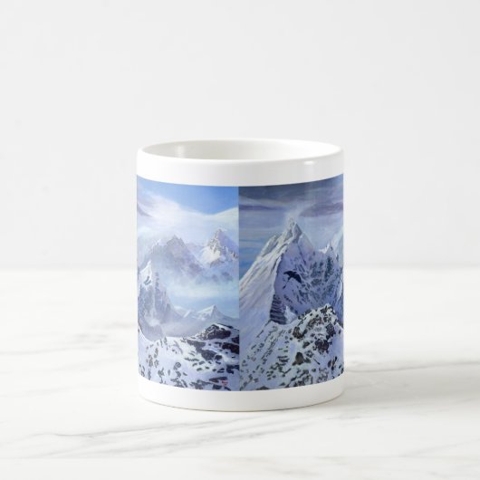 Zahnlos in der Schnee-Kaffee-Tasse Kaffeetasse (Mittel)