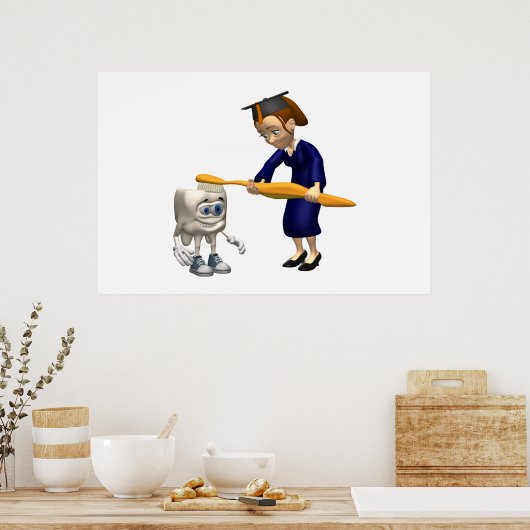 Zahnmedizin 2 poster (Küche)