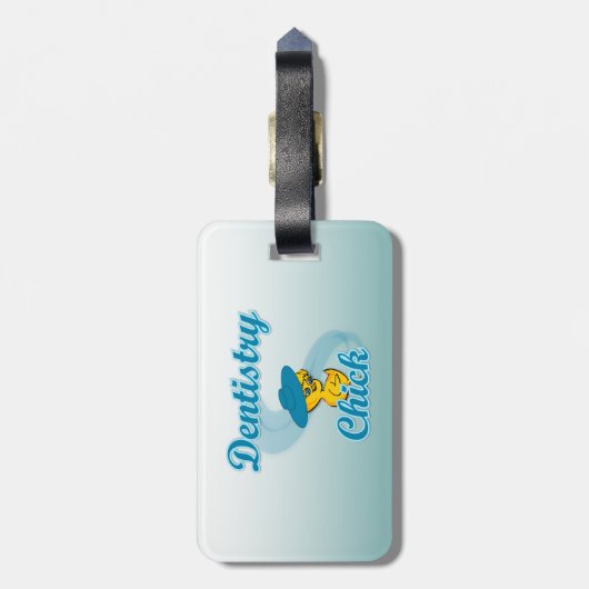 Zahnmedizin #3 gepäckanhänger (Rückseite vertikal)