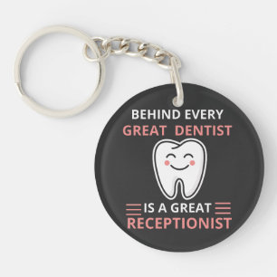 Zahnmedizin Funny Women's Tooth Graphic Dental Schlüsselanhänger