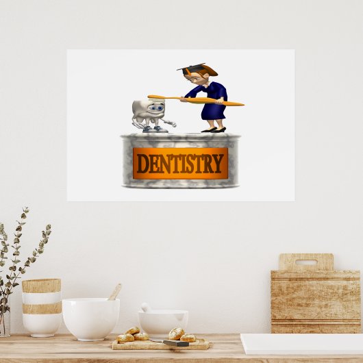 Zahnmedizin Poster (Küche)