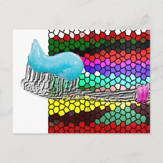 Zahnmedizin Postkarte (Vorderseite)