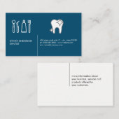 Zahnmedizin Visitenkarte (Vorne/Hinten)