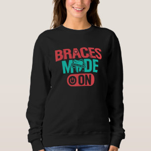 Zahnmedizin Zahnarzt Zahnmedizin Zahnspange Sweatshirt