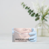 Zahnmedizin | Zähnenuntersuchung Visitenkarte (Stehend Vorderseite)