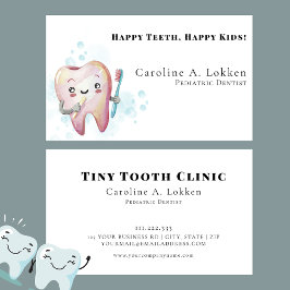 Zahnmediziner für Kinder Zahnärzte Kinderzahnärzte Visitenkarte