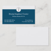 Zahnmediziner Visitenkarte (Vorne/Hinten)