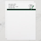 Zahnmedizinisch Briefkopf (Vorne/Hinten)