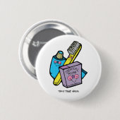 Zahnmedizinisch (kundengerecht) button (Vorne & Hinten)