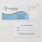 Zahnmedizinisch - Visitenkarten Terminkarte (Vorne/Hinten)