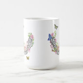 Zahnmedizinische Anatomie-BlumenTassen-Geschenk Kaffeetasse (Mittel)