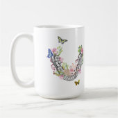 Zahnmedizinische Anatomie-BlumenTassen-Geschenk Kaffeetasse (Links)