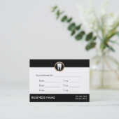 Zahnmedizinische Büro-Verabredungs-beruflicher Terminkarte (Stehend Vorderseite)