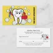 Zahnmedizinische Büro-Verabredungs-Erinnerung Terminkarte (Vorne/Hinten)