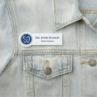 Zahnmedizinische Fachangestellte | Zähne Logo Namensschild