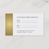 Zahnmedizinische/General-Dentist Visitenkarten Terminkarte (Rückseite)