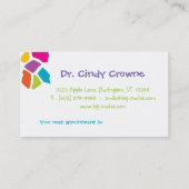 Zahnmedizinische Geschäfts-Karten-niedliche Terminkarte (Rückseite)