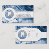 Zahnmedizinische Geschäftskarte des coolen Terminkarte (Vorne/Hinten)