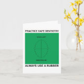 Zahnmedizinische Gruß-Karte für Zahnärzte Karte (Gelbe Blume)