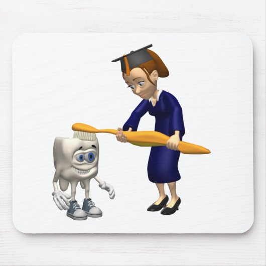 Zahnmedizinische Hygiene-oder Mousepad (Vorne)