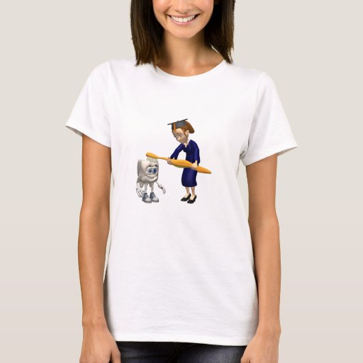 Zahnmedizinische Hygiene-oder T-Shirt (Vorderseite)