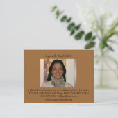 Zahnmedizinische Intro-Postkarte Ankündigungspostkarte (Stehend Vorderseite)