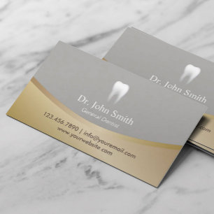 Zahnmedizinische Klinik-moderne Gold-u. Terminkarte