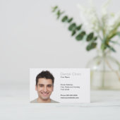 Zahnmedizinische Klinik-Visitenkarte Visitenkarte (Stehend Vorderseite)