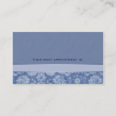 Zahnmedizinische molare Streifen des Terminkarte (Rückseite)