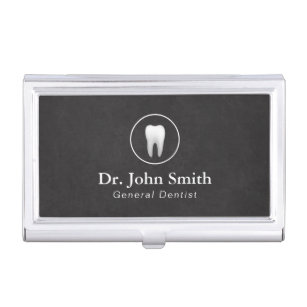 Zahnmedizinische schlichte Tafel-beruflicher Visitenkarten Dose