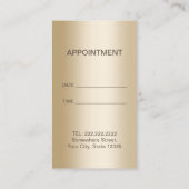 Zahnmedizinische Verabredungs-moderner Terminkarte (Rückseite)