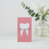 Zahnmedizinische Visitenkarte (Stehend Vorderseite)