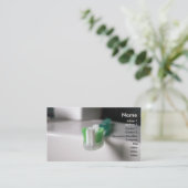 Zahnmedizinische Visitenkarte (Stehend Vorderseite)