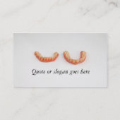 Zahnmedizinische Visitenkarte (Rückseite)