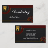 Zahnmedizinische Visitenkarte des eleganten (Vorne/Hinten)