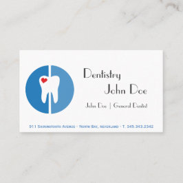 Zahnmedizinische Visitenkarte des eleganten Terminkarte