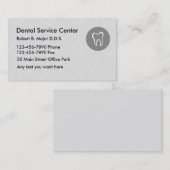 Zahnmedizinische Visitenkarten neu Visitenkarte (Vorne/Hinten)