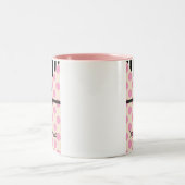 Zahnmedizinische Zahn-Entwurfs-Geschenke Zweifarbige Tasse (Mittel)