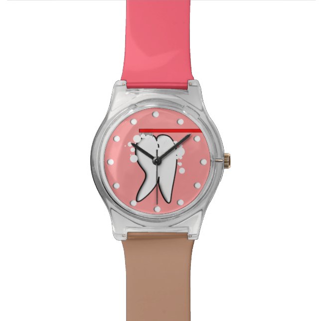 Zahnmedizinische Zahn-Uhr Uhr (Nahaufnahme)