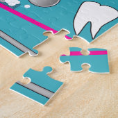 Zahnmedizinischer Beruf-Werkzeug-Entwurf Puzzle (Seite)