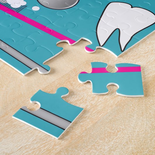 Zahnmedizinischer Beruf-Werkzeug-Entwurf Puzzle (Seite)