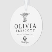 Zahnmedizinischer beruflicher Ruhestand des Ornament (Vorderseite)