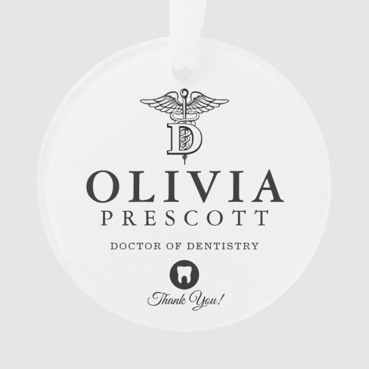 Zahnmedizinischer beruflicher Ruhestand des Ornament (Vorderseite)