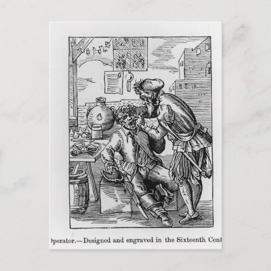 Zahnmedizinischer Betreiber Postkarte (Vorderseite)