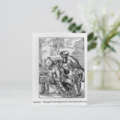 Zahnmedizinischer Betreiber Postkarte (Stehend Vorderseite)