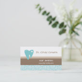 Zahnmedizinischer Geschäfts-Karten-niedlicher Terminkarte (Stehend Vorderseite)