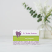 Zahnmedizinischer Geschäfts-Karten-niedlicher Terminkarte (Stehend Vorderseite)