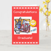 Zahnmedizinischer Industrie-Abschluss Karte (Gelbe Blume)